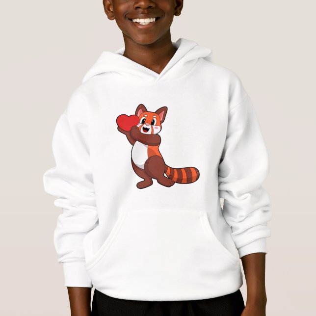 Camiseta Red Panda no Love with Heart.PNG (Frente)