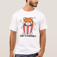 Red Panda Popcorn Whats Poppin Funny