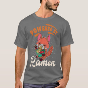Camiseta Red Panda Ramen Noodle Japão Cuisine Japonês Ásia