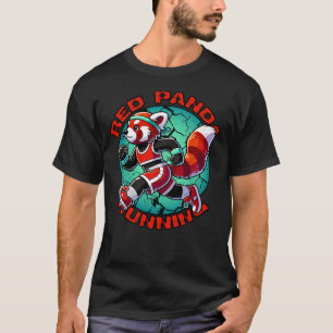 Camiseta Red Panda Runner Engraçado