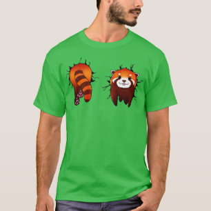 Camiseta Red Panda Stuck in Wall