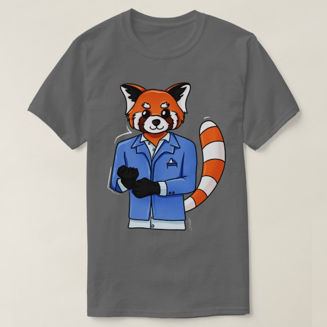 Camiseta Red Panda Tuxedo (Frente do Design)