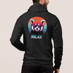 Camiseta Red Panda vestindo óculos de sol com a palavra Rel
