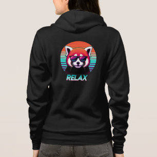 Camiseta Red Panda vestindo óculos de sol com a palavra Rel