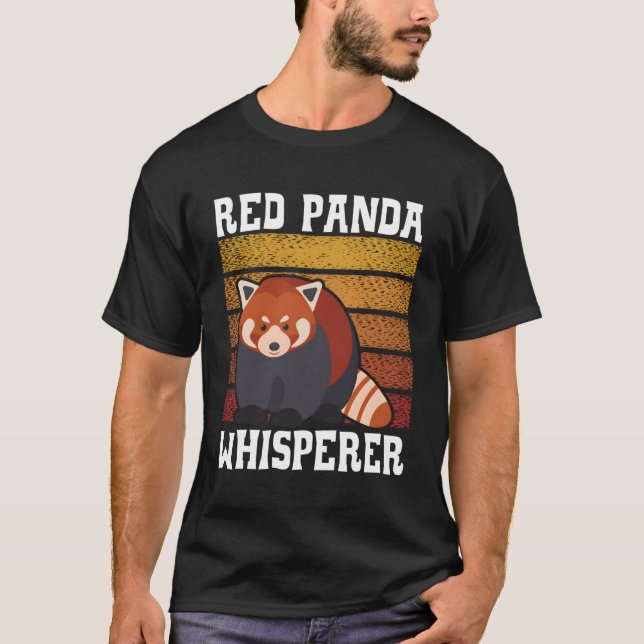 Camiseta Red Panda Whisperer Selvagem Zookeeper (Frente)