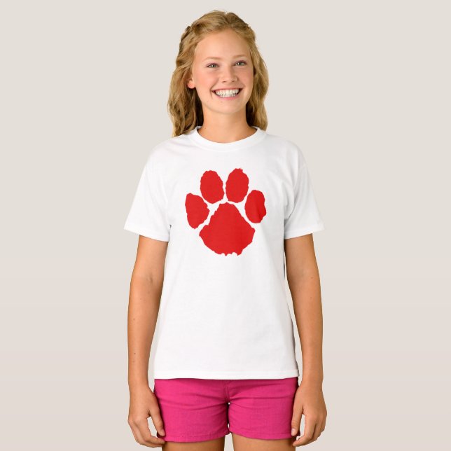 Camiseta Red Paw (Frente Completa)