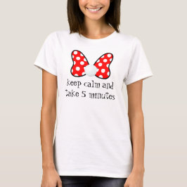 Camiseta Red polka dots vibrant Ribbon