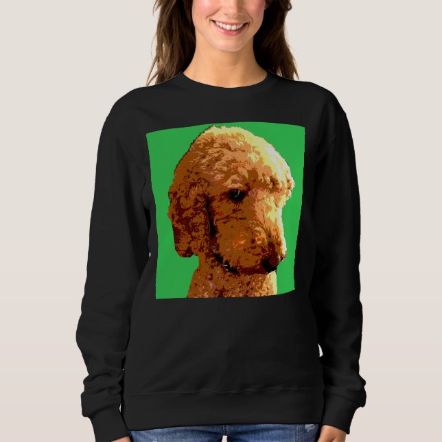 Camiseta Red Poodle Green (Frente)