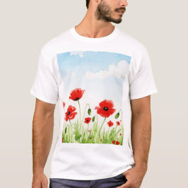 Camiseta Red poppies