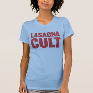 Camiseta *RED PRINT* do culto das lasanhas