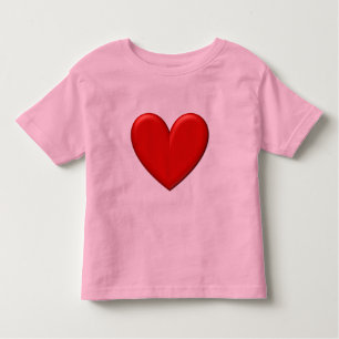 Camiseta Red Puffy Heart