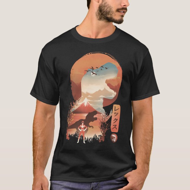 Camiseta Red Ranger Ukiyo E (Frente)