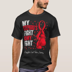 Camiseta Red Ribbon Stepbro Insuficiência Cardíaca Congesti