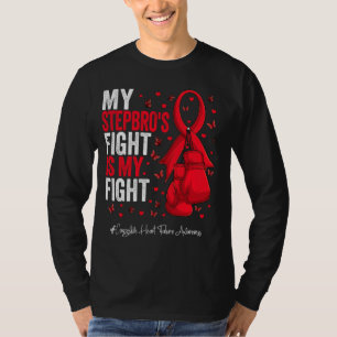 Camiseta Red Ribbon Stepbro Insuficiência Cardíaca Congesti