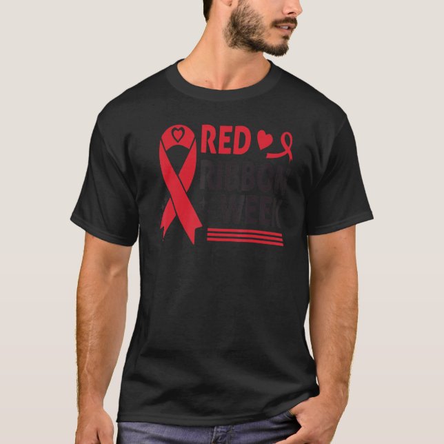 Camiseta Red Ribbon Week  No To Drugs (Frente)