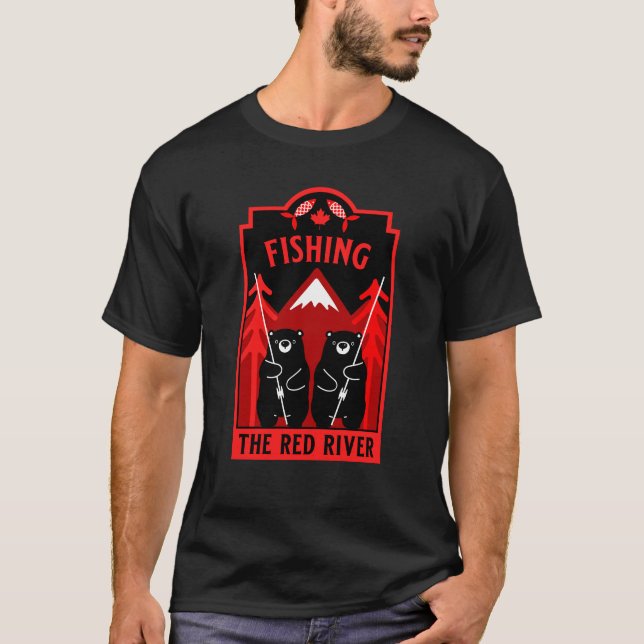 Camiseta Red River Fisheries Canada (Frente)
