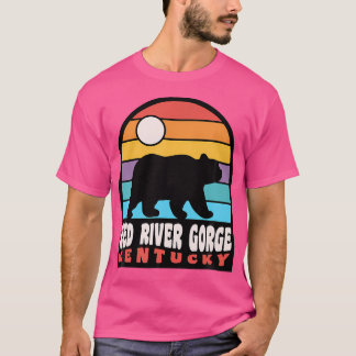 Camiseta Red River Gorge Kentucky Hiking Bear Crachá