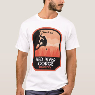 Camiseta Red River Gorge Kentucky Rock Escalbing