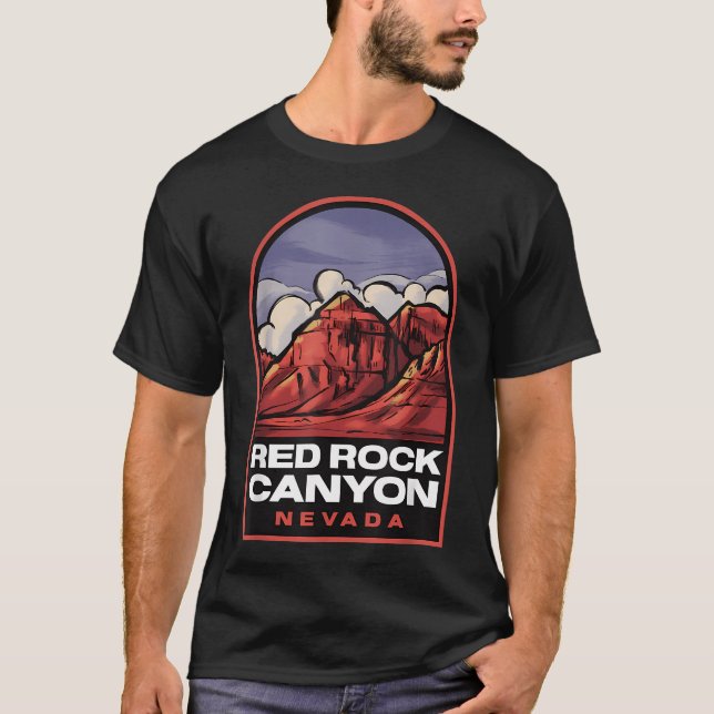 Camiseta Red Rock Canyon Nevada Vintage (Frente)