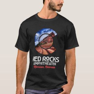 Camiseta Red Rocks Amphitheater Colorado State Flag Morriso