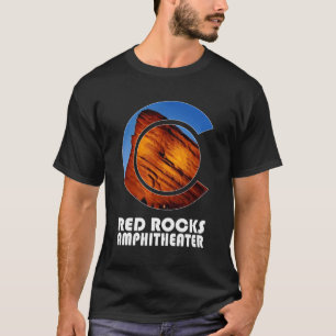 Camiseta Red Rocks Amphitheater concertos do Morrison Color