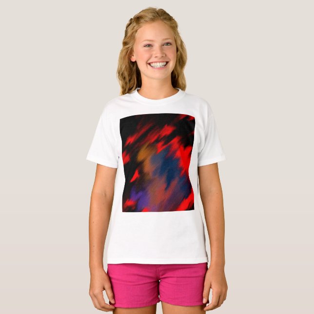 Camiseta Red roses of our vibrant continent (Frente Completa)