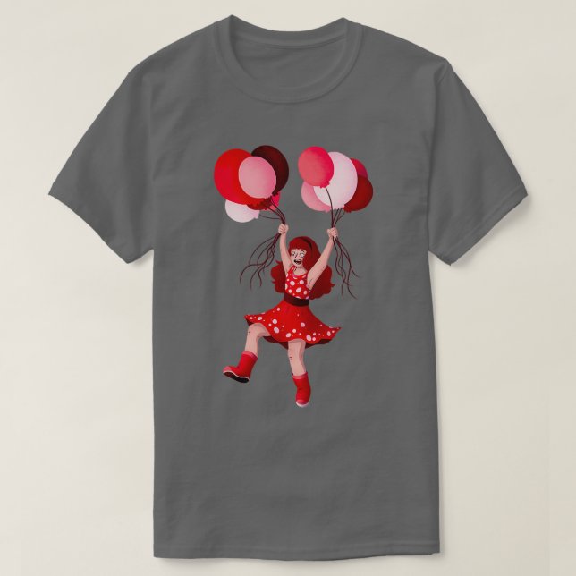 Camiseta Red Rosie (Frente do Design)