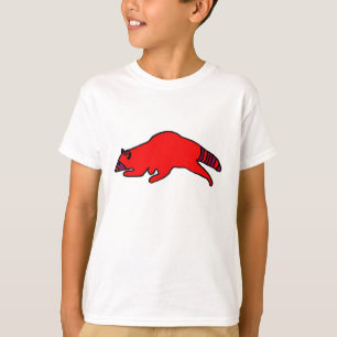 Camiseta Red Running Raccoon roupa