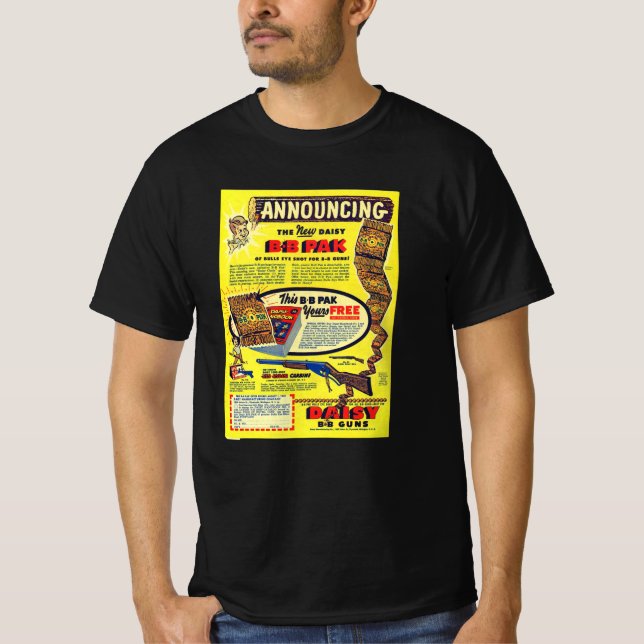 Camiseta Red Ryder BB Gun 50 Quic Book BB Venda (Frente)