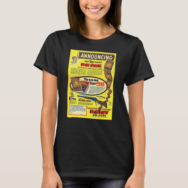 Camiseta Red Ryder BB Gun 50 Quic Book BB Venda (Frente)