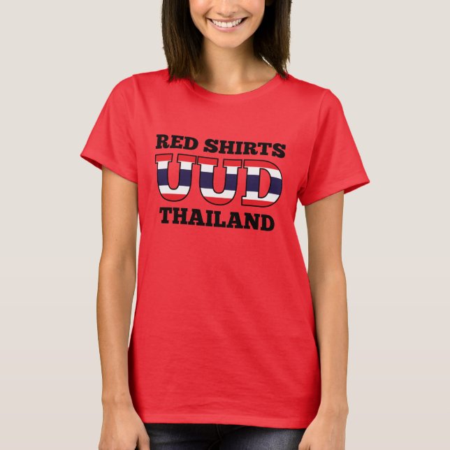 Camiseta Red Shirts UDD Tailândia (Frente)