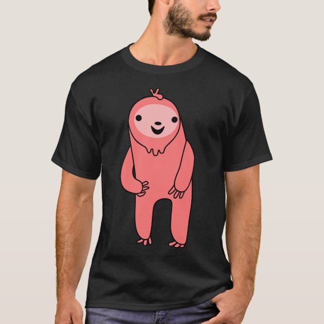Camiseta Red Sloth Animado (Frente)
