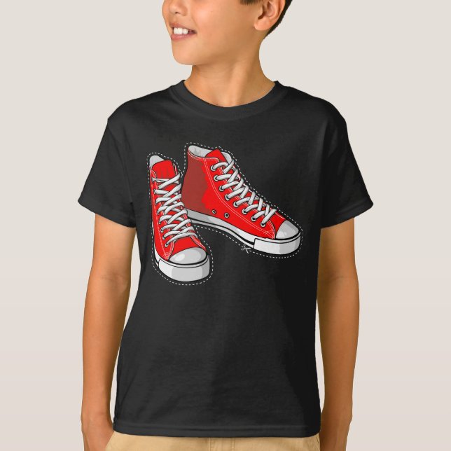 Camiseta Red sneakers (Frente)