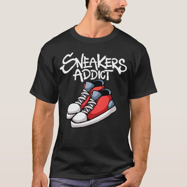 Camiseta Red Sneakers streetwear (Frente)