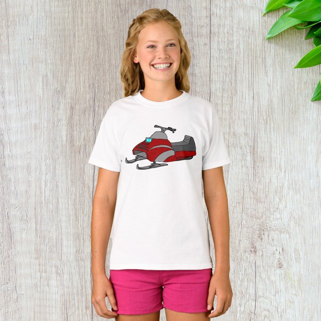 Camiseta Red Snow Mobile (Criador carregado)