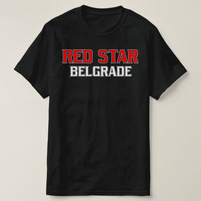 Camiseta Red Star Belgrado Crveno Beli (Frente do Design)