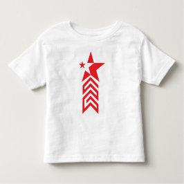 Camiseta Red Star with Chevron Arrows