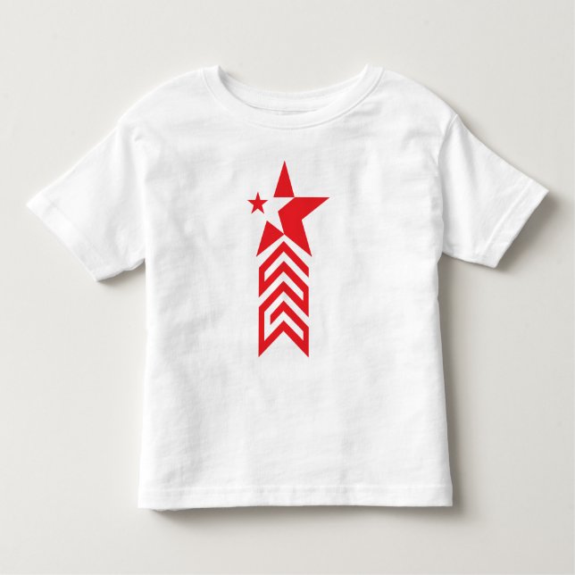 Camiseta Red Star with Chevron Arrows (Frente)