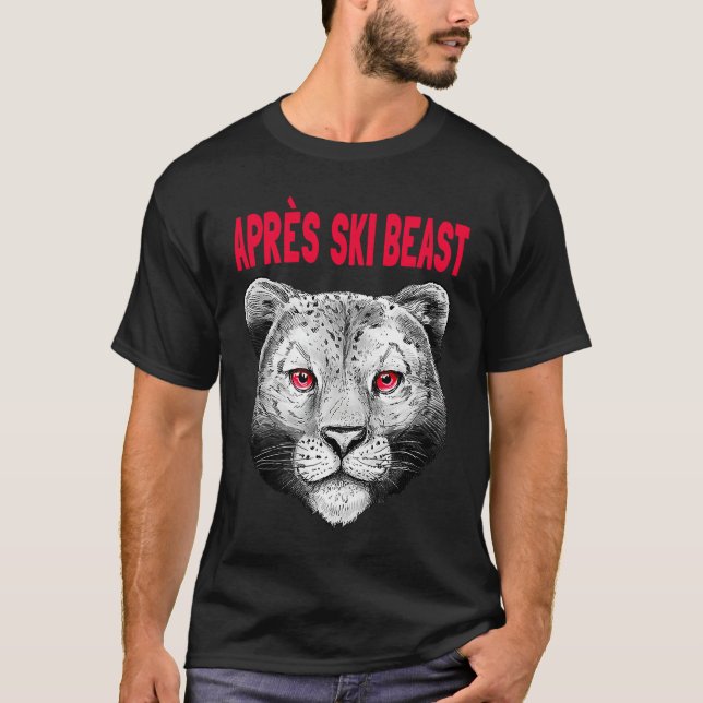 Camiseta Red Style Apres Ski Snow Leopard (Frente)