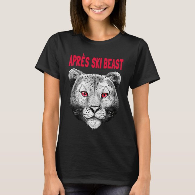 Camiseta Red Style Apres Ski Snow Leopard (Frente)