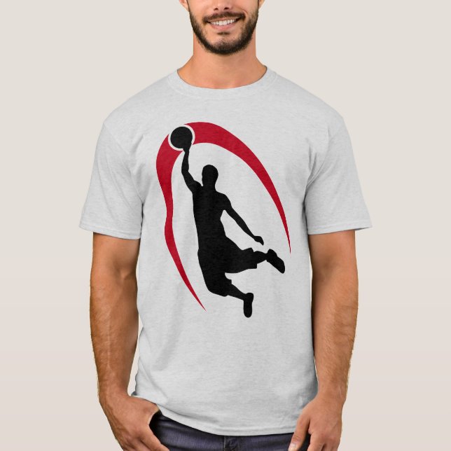 Camiseta Red Swoosh Basball Slam Dunk (Frente)