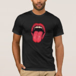 Camiseta Red Tongue Icon of the Bold Pop Expression<br><div class="desc">Red Tongue Icon of the Bold Pop Expression is a striking, playful, and instantly recognizable symbol that brings a sense of attitude and artistic flair. Its vivid red color and expressive shape create a dynamic, eye‑catching motif perfect for modern, edgy, or pop‑inspired designs. Ideal as a gift theme for fans...</div>