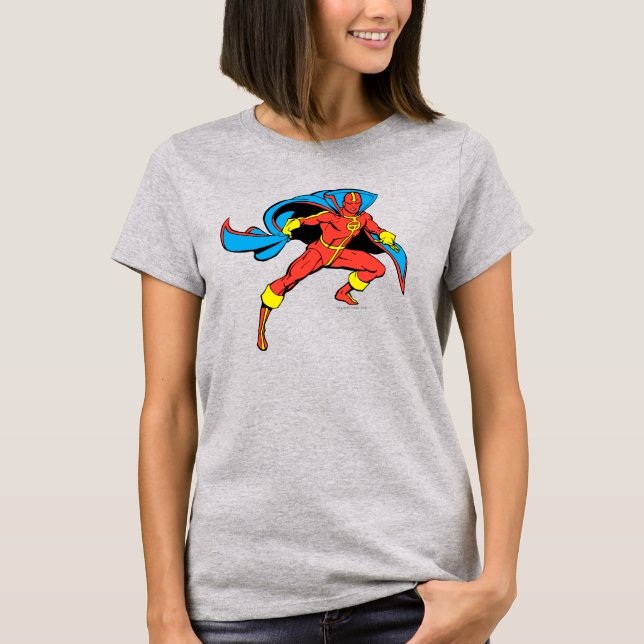 Camiseta Red Tornado Cape Pose (Frente)