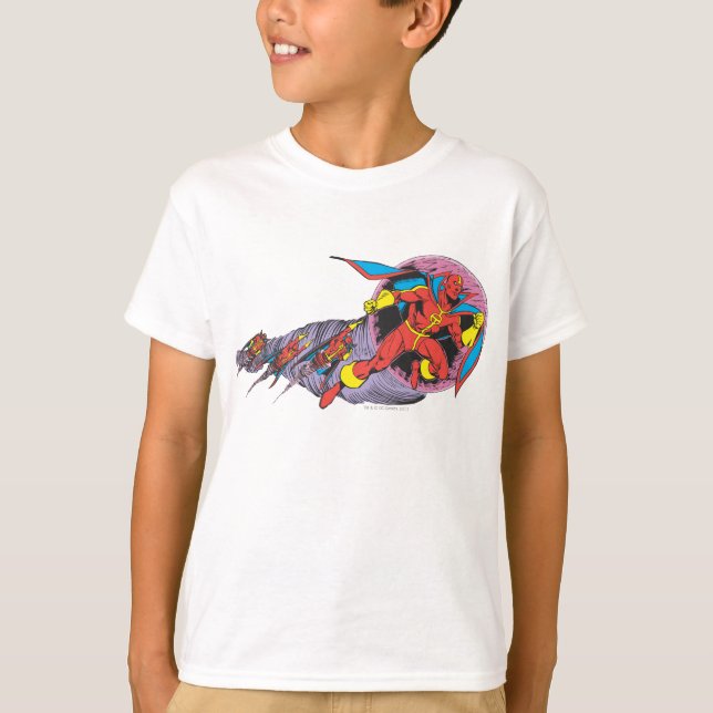 Camiseta Red Tornado Em Movimento Vento (Frente)