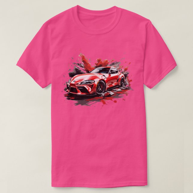 Camiseta Red Toyota Supra Mk4 (Frente do Design)