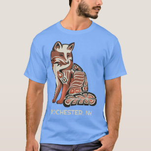 Camiseta Red Tribal Da Rochester Native American Trabalho d