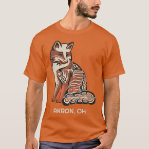 Camiseta Red Tribal Fo Akron Ohio Native American Trabalho