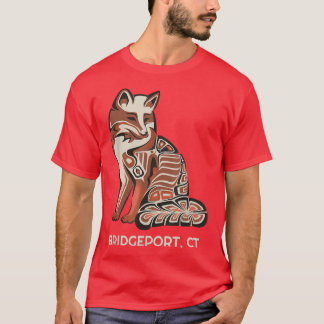 Camiseta Red Tribal Fo Bridgeport Native American Trabalho