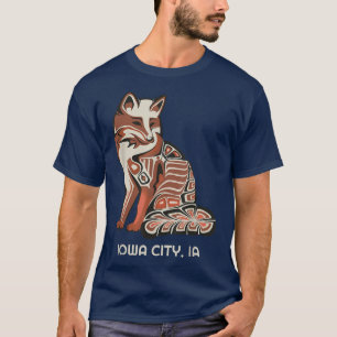 Camiseta Red Tribal Fo Iowa City Native American Trabalho d