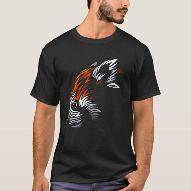 Camiseta Red Tribal Panda (Frente)